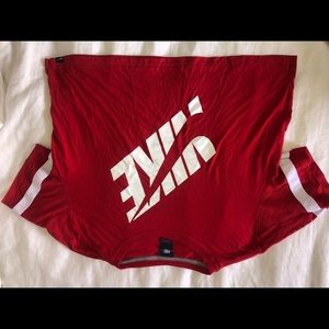 Short sleeve crop loose Nike top